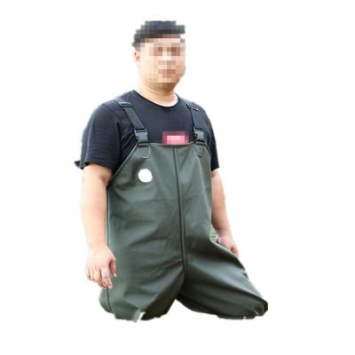 China Waterproof Waterproof Harness Overalls Rain Bust Camouflage Fishing Waters Shoes Pants PVC Water Wear Resistant Pants for sale