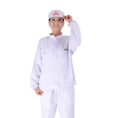 China Easy To Wash Food Industry Coveralls Food Grade Worker Health Service Anti-Dust Uniform Clothing Coveralls for sale