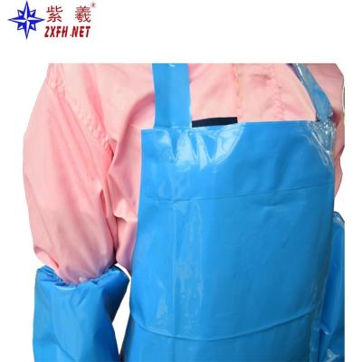 China Waterproof TPU eco-friendly apron for butcher durable water proof tpu apron for sale