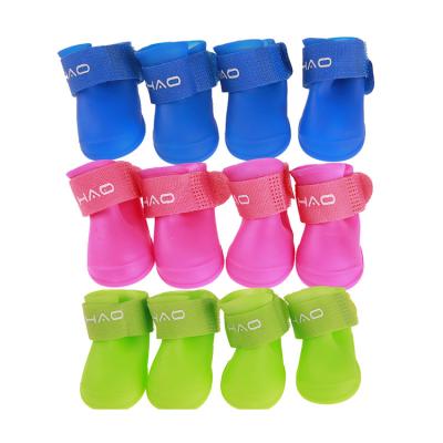 China Sustainable Outdoor Match Candy Colored Dog Shoes Pet Fashion Dog Shoes For Summer for sale