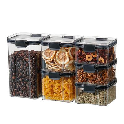 China Transparent Sealed Airtight Storage Or Also Customized Factory Price Variety Container Tea Beans Food Storage Kitchen Storage for sale