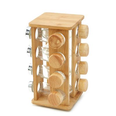 China Customized Natural Bamboo Kitchen Storage Kitchen Storage Spice Storage for sale