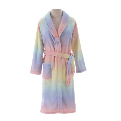 China Two Piece Luxury Women's Pajamas Women's Pajamas Two Piece Luxury Designer Dress Fashion Home Comfortable Rainbow Long Robe for sale