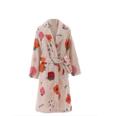 China Comfortable Business Winter Loose Women's Portable Bathrobe Bathroom Laxury Bathrobe for sale