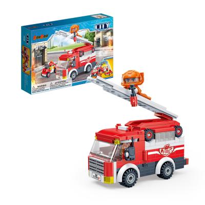 China Educational Building Toy B7131 BanBao 229pcs Fire Building Blocks Bricks DIY Model Toy Set for sale