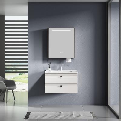 China Modern Custom American classic style plywood economical modern bathroom cabinets with mirror for sale