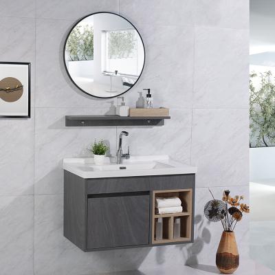 China Modern New Arrival Luxury plywood Bathroom Vanity Cabinet Sink Combo Stand Cabinet Vanity For Bathroom for sale