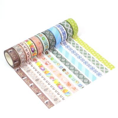 China Waterproof Hot Sale Easter Egg Decoration Home Party Decoration For Easter Washi Tape for sale