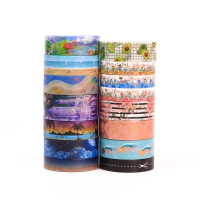 China Wholesale Waterproof Manzawa New Custom Design Printed Decorative Washi Tape Netting for sale