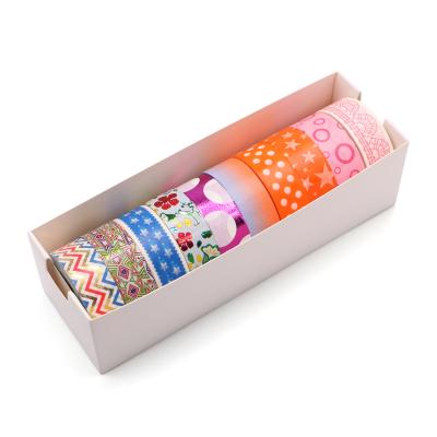 China Waterproof Japanese Decorative Washi Custom Printed Waterproof Tape 10 Rolls A Box for sale