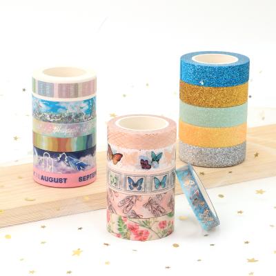 China Waterproof Gold Foil Washi Tape, Cute Cartoon Washi Tape Washi Tape Own Design for sale