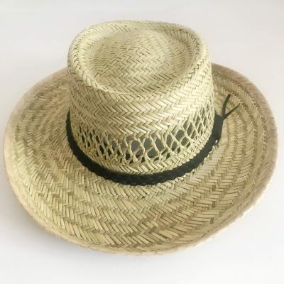 China High Quality Fashional Flat Top Picture Fedora Custom Hat Sunshade Top Hat For Summer for sale