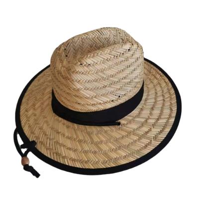 China Image Rush Outdoor Straw Hats Men Lifeguard Hat With Logo for sale