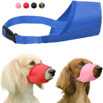 China Stocked Safe Breathable Pet Mouth Muzzle Anti Barking Dog Biting Muzzle for sale