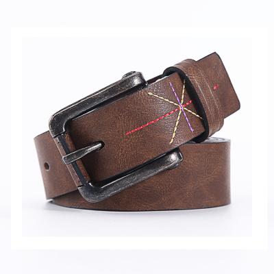 China High Quality Pants Men Belt Simple Classic Alloy Leather Buckle Men Belt Automatic Buckle Customized for sale