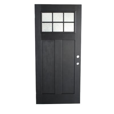 China Fangda Craftsman Shaker Modern Classic Painted Vintage Exterior Doors for sale