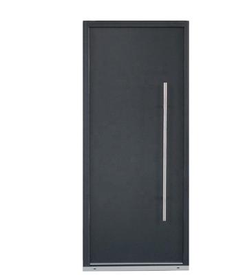 China Fangda Modern Style Security Commercial Steel Exterior Doors for sale