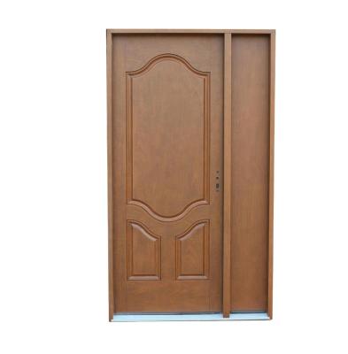 China Craftsman Modern Style Fangda Residential Front Entry Doors With One Sidelight House Doors for sale