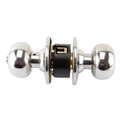 China High quality silver cylindrical lock of stainless steel door button stainless steel lock lock bearer button on bedroom bathroom button/office entrance/hotel/school/school for sale