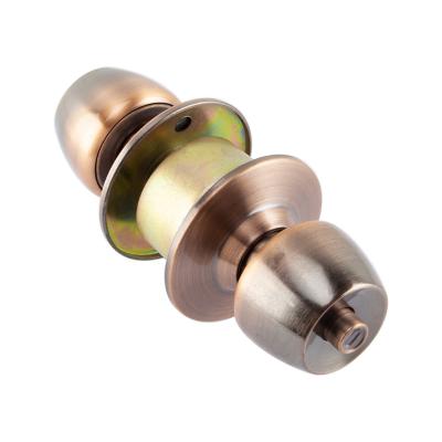 China High Quality Cylindrical Apartment/Office/Hotel/Home Door Lock 590Knob Interior Door Knob With Entry Passage Bathroom Knob Lock Hotel Lock for sale