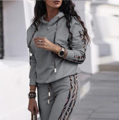 China Breathable Streetwear Women Loose Casual Joggers Letter Print High Waist Hoodie Pants Cotton Sport Cargo Strack Female Sports Tracksuit for sale