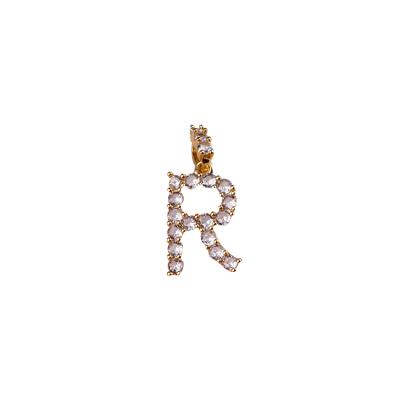 China CLASSIC Customized Copper Gold Plated Initial Alphabet Letter Necklace Pendant for sale