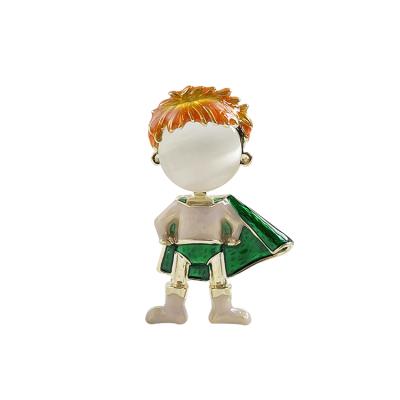 China Cute Sun Fairy Tale Little Prince Le Petit Prince Alloy Brooches for sale