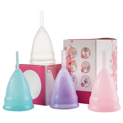 China Copa Female Comfortable Menstrual Cup Menstrual Cup Reusable Silicone Hygiene Period Cups for sale