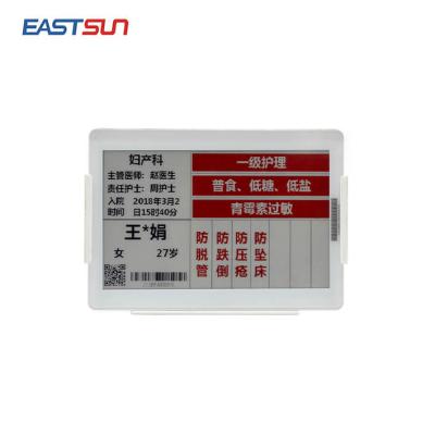 China Hospital/Ward/Medical/Healthcare ESL Electronic Label Eastsun Epaper ESL Shelf Eink Eink Electronic Label Digital Label for Hospital for sale