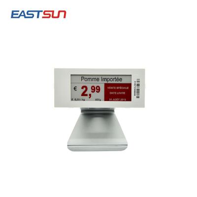 China Retail / Pharmacy Eastsun Electronic Supermarket ESL Store Label ESL Digital Price Tag Label Shelf Electronic Price Payer for sale