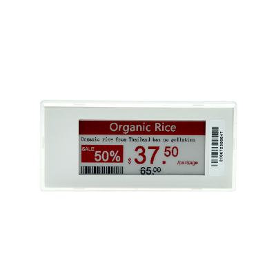 China Waterproof Supermarket Price Tag e Ink Display EEL Electronic Shelf Label for sale