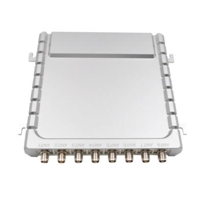 China Die-casting aluminum bottom rfid reader 8 channels UHF fixed rfid antenna reader for RFID system for sale