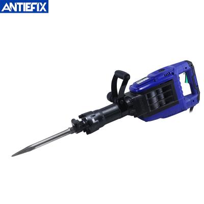 China Antiefix 1500W Extreme Professional Jackhammer Drill Concrete Force Impact Breakers Hand Jack Electric Demolition Hammer for sale