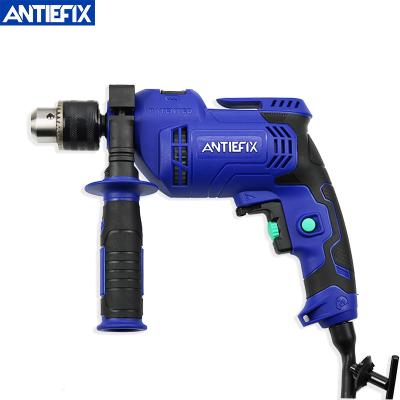 China 2021 ANTIEFIX New Metal Woodworking Machine Tools Set 13mm 550W Attached Electric Impact Drill Machine With Drills And Screws Bit for sale