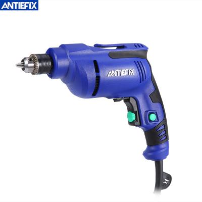 China Wholesale Mulit-purpose ANTIEFIX Power Drills Electric Hand Drill 220V 6.5mm 450W Mini Portable Electric Drill Machine for sale