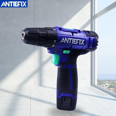 China 2021 ANTIEFIX Electric Power Tools 10mm Cordless Drill 12V Max 10mm for sale