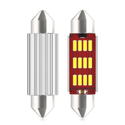 China License plate light canbus led 31 36 39 41mm dome reading 4014 12smd bulb car festoon DC12v lights auto interior bulbs dome lamps C5W for sale