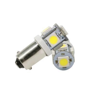 China Aluminum Manufacturer T4W BA9S 5050 5smd LED For Car Auto Interior Wedge Side License Plate Light Highlight DC 12V for sale