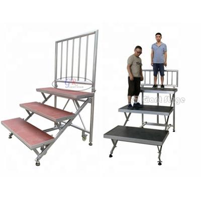 China Good Concert Choral Risers With Plywood Deck Folding Choir Riser for sale