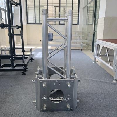 China 2019 Hot Sale Collapsible Aluminum Truss Sleeve Block, Truss Box, Square Aluminum Truss for sale