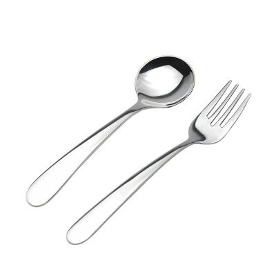 China 2021 viable new type children spoon and fork stainless steel for sale set made in china for sale