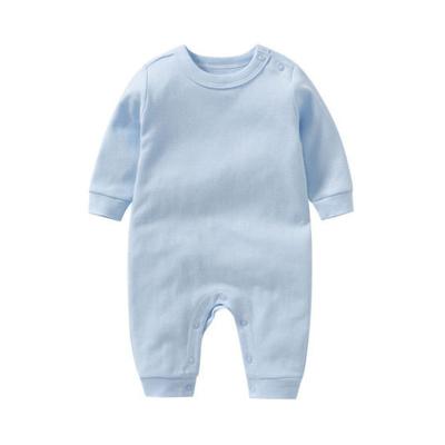 China Soft Breathble Cotton Rompers Baby Soft Breathable 100% Infants Long Sleeve Boys Girls Baby Clothes Newborn Baby Clothes Romper for sale