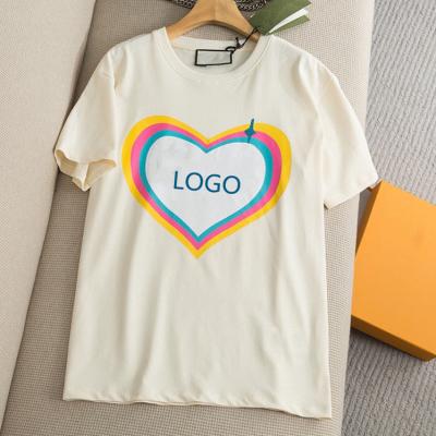 China 2022 New Short Sleeve Designer Summer G Home T-shirt Men Women Couples T-shirts Luxury Short Sleeve T-Shirts For Men 100% Cotton for sale