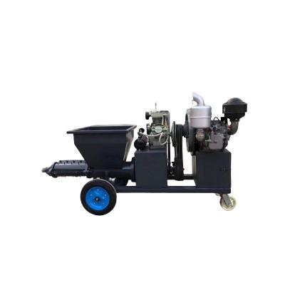 China Mortar spraying 12 hp construction cement machine electric mortar equipment spraying wall plastering machine for sale