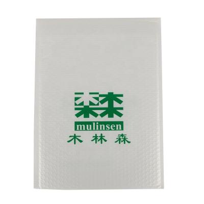 China Metallic Foil Logo Padded Bubble Envelope Mailing Bag Protective Customized Polyethylene Bubble Envelope for sale