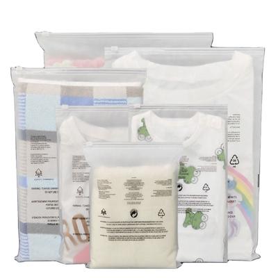 China BIODEGRADABLE clear plastic zipper bag for sale