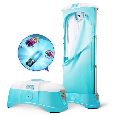 China New household brand home commercial using ptc heating waterproof baby adult blue pink electric clothes spin portable cloth dryer for sale