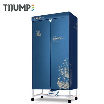 China Household ropa Secadora tijump design 15kg capacity wardrobe shape portable compact electric and steam hot air clothes dryer for sale