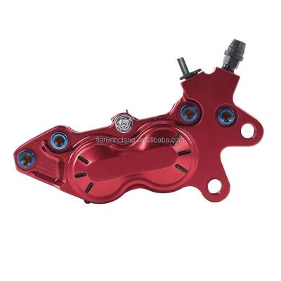 China New Style 4 CNC 6061-T6 Universal Alu Motorcycle Motocross Bicycle Aluminum Customization Piston - Cylinder Straight Brake Calipers Front Brake Pump for sale