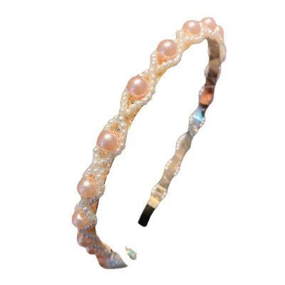 China High Quality Women Fashion Girls Korea Circle Stability Bead Hair Accessories Hot Selling Handwoven Handwoven Hair Accessory for sale